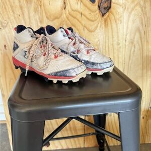 Under Armour Red and Blue Athletic Shoes